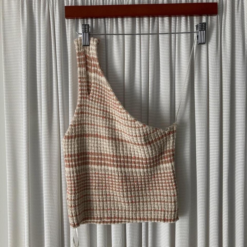 Urban Outfitters Knit One Shoulder Tank Top